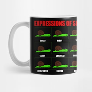 Expressions of Snail Mug